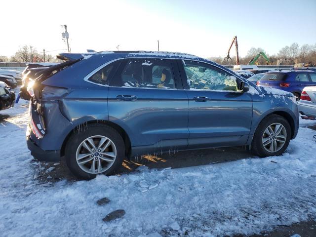 2FMPK4J95JBB22474 - 2018 FORD EDGE SEL BLUE photo 3