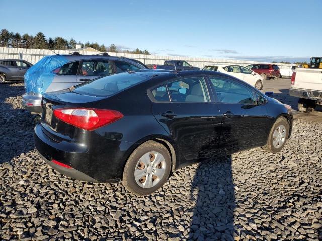 KNAFK4A68E5149102 - 2014 KIA FORTE LX BLACK photo 3