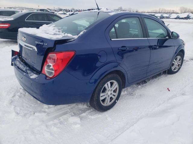 1G1JC5SG4E4230569 - 2014 CHEVROLET SONIC LT BLUE photo 3