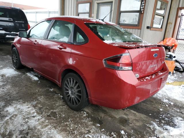 1FAHP3GN8BW153975 - 2011 FORD FOCUS SES RED photo 2