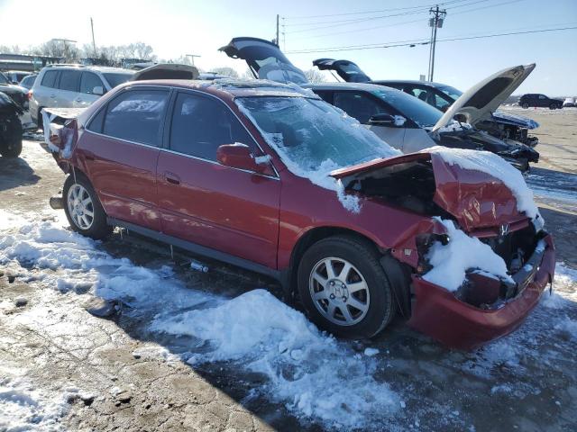 JHMCG56702C020520 - 2002 HONDA ACCORD SE RED photo 4