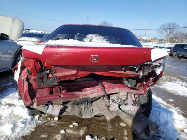 JHMCG56702C020520 - 2002 HONDA ACCORD SE RED photo 6