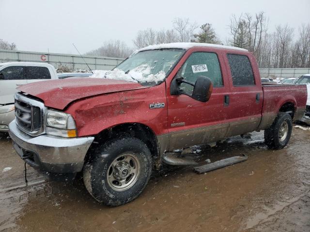 1FTNW21P43ED72752 - 2003 FORD F250 SUPER DUTY BURGUNDY photo 1