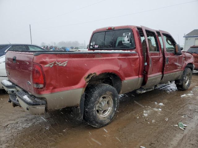 1FTNW21P43ED72752 - 2003 FORD F250 SUPER DUTY BURGUNDY photo 3