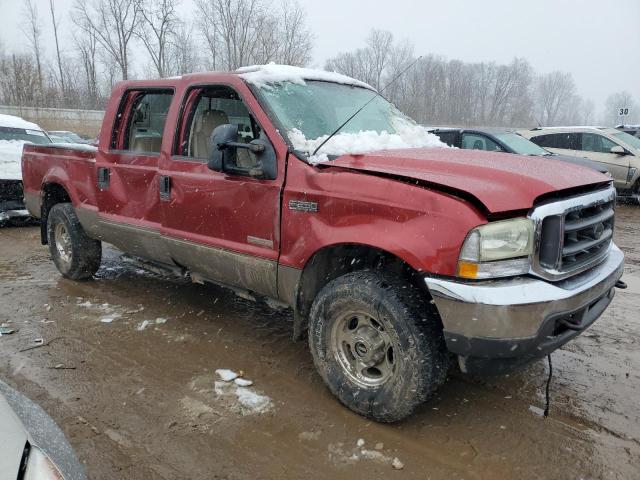 1FTNW21P43ED72752 - 2003 FORD F250 SUPER DUTY BURGUNDY photo 4