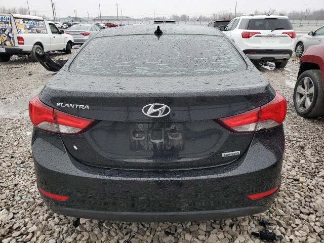 5NPDH4AE1EH533089 - 2014 HYUNDAI ELANTRA SE BLACK photo 6