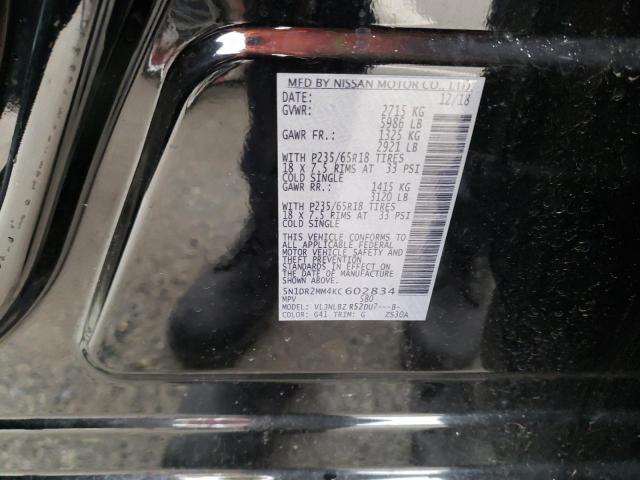 5N1DR2MM4KC602834 - 2019 NISSAN PATHFINDER S 黑色 照片 13