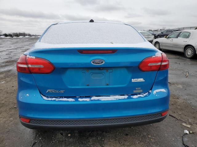 1FADP3FE6GL377349 - 2016 FORD FOCUS SE BLUE photo 6