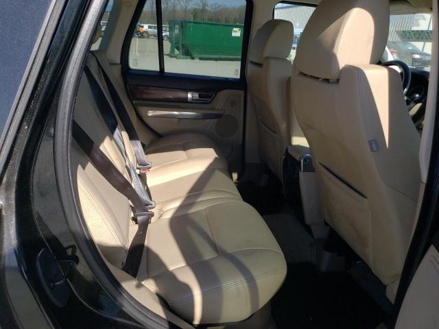 SALSF2D40BA703698 - 2011 LAND ROVER RANGE ROVE HSE BLACK photo 10