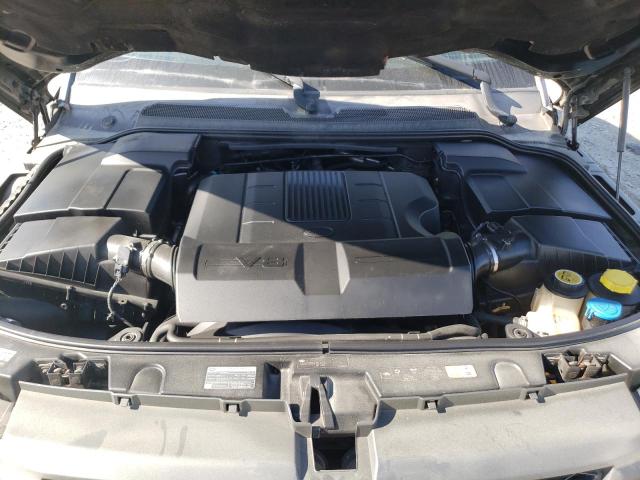 SALSF2D40BA703698 - 2011 LAND ROVER RANGE ROVE HSE BLACK photo 11