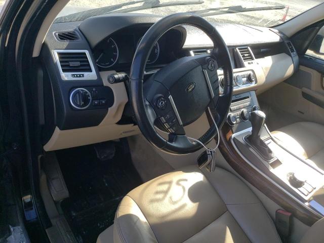 SALSF2D40BA703698 - 2011 LAND ROVER RANGE ROVE HSE BLACK photo 8