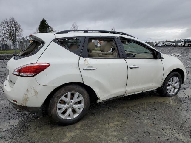 JN8AZ1MW3CW201184 - 2012 NISSAN MURANO S WHITE photo 3