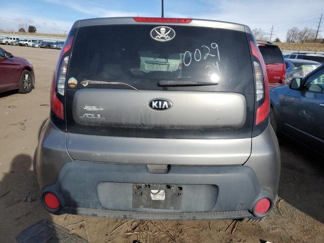 KNDJP3A54F7150639 - 2015 KIA SOUL + SILVER photo 6