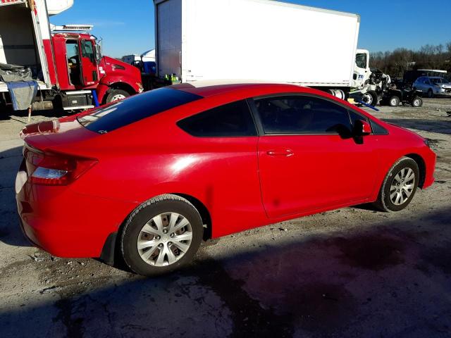 2HGFG3B52CH547613 - 2012 HONDA CIVIC LX RED photo 3