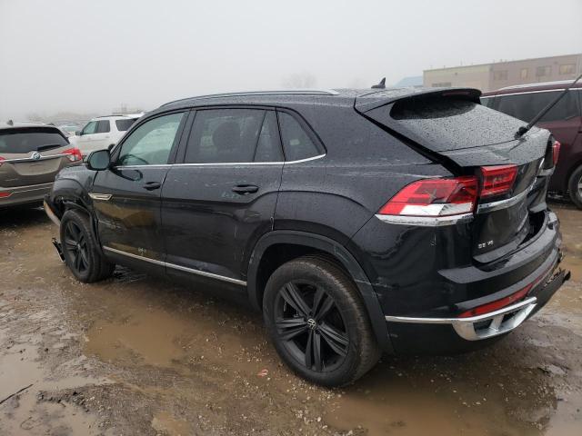 1V2PE2CA9MC212396 - 2021 VOLKSWAGEN ATLAS CROS SE BLACK photo 2