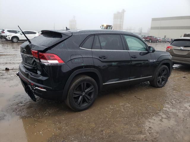 1V2PE2CA9MC212396 - 2021 VOLKSWAGEN ATLAS CROS SE Черный фото 3