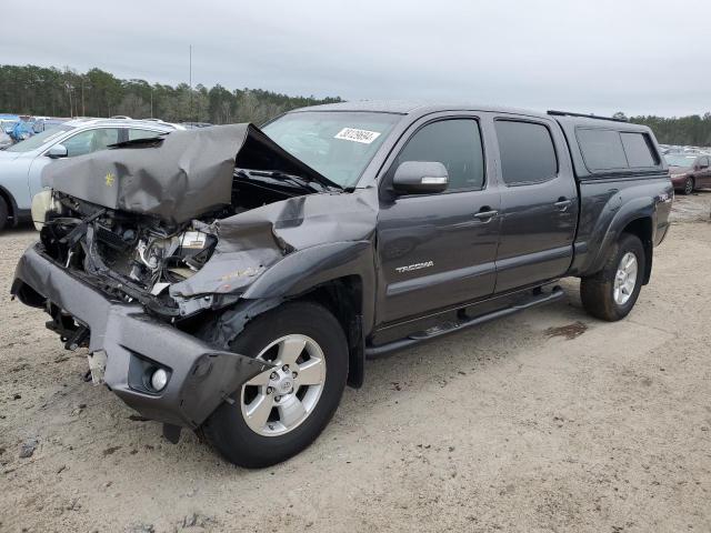 5TFMU4FN8DX015097 - 2013 TOYOTA TACOMA DOUBLE CAB LONG BED GRAY photo 1