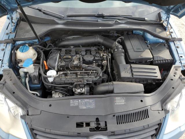 WVWBA71F99V014836 - 2009 VOLKSWAGEN EOS TURBO BLUE photo 11