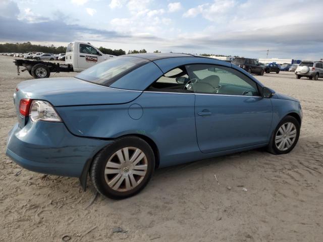 WVWBA71F99V014836 - 2009 VOLKSWAGEN EOS TURBO BLUE photo 3