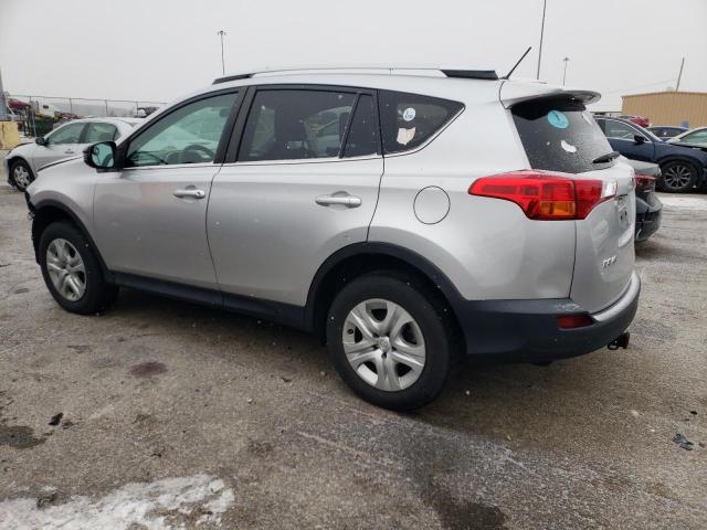 2T3ZFREV8FW233742 - 2015 TOYOTA RAV4 LE SILVER photo 2