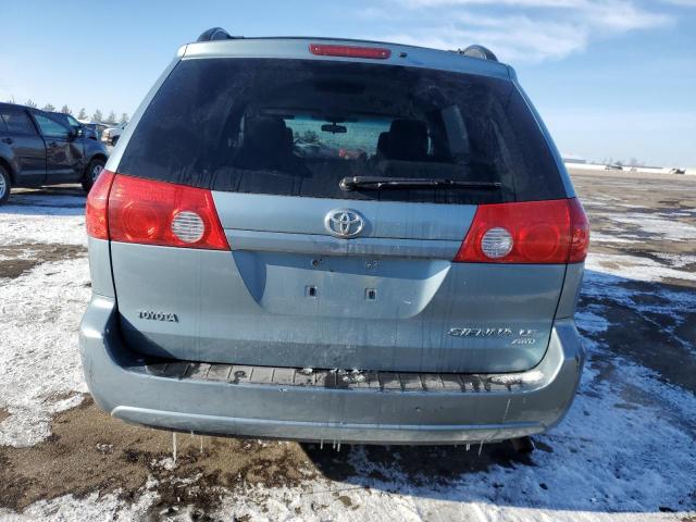 5TDBA23C66S062791 - 2006 TOYOTA SIENNA LE BLUE photo 6