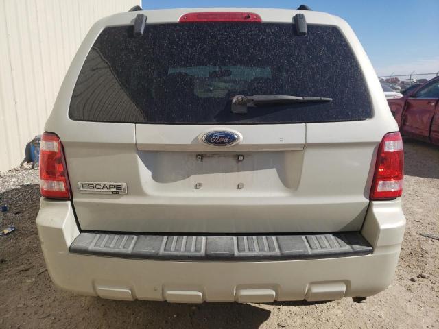 1FMCU03779KD06717 - 2009 FORD ESCAPE XLT TAN photo 6