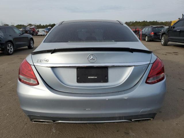 55SWF4JB9FU070573 - 2015 MERCEDES-BENZ C 300 SILVER photo 6