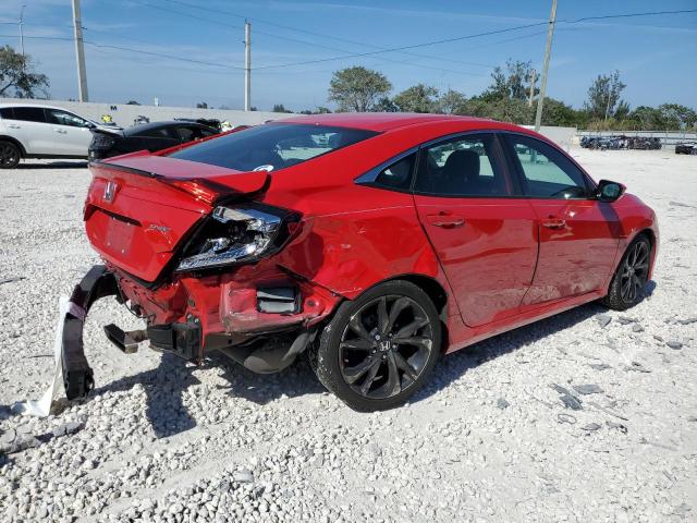 2HGFC2F87LH582481 - 2020 HONDA CIVIC SPORT RED photo 3