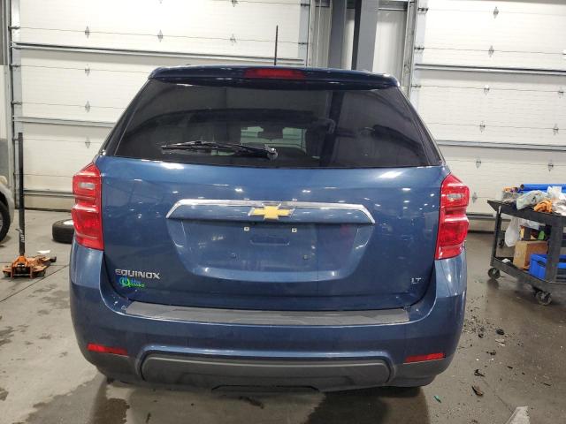 2GNALCEK1H6175262 - 2017 CHEVROLET EQUINOX LT BLUE photo 6