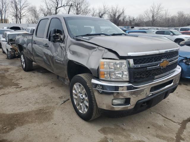 1GC1KXC86CF210144 - 2012 CHEVROLET SILVERADO K2500 HEAVY DUTY LT GRAY photo 4