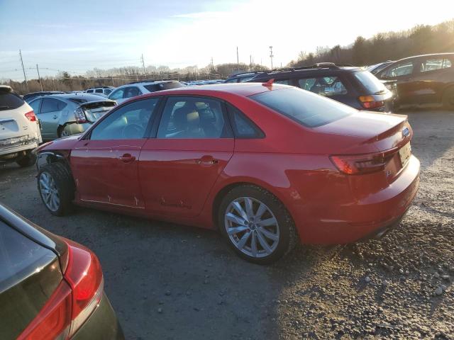 WAUANAF42HN018629 - 2017 AUDI A4 PREMIUM RED photo 2