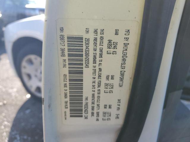 2B3KA43G86H265549 - 2006 DODGE CHARGER SE WHITE photo 12