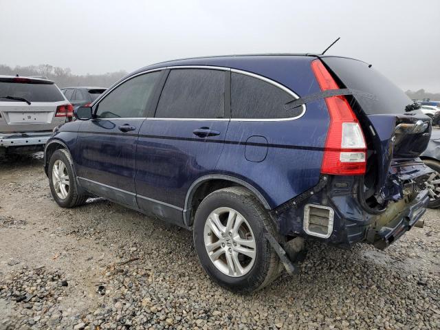 5J6RE4H79BL014587 - 2011 HONDA CR-V EXL BLUE photo 2