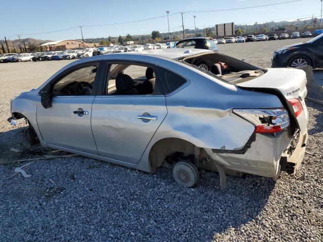 3N1AB7AP6EY315517 - 2014 NISSAN SENTRA S SILVER photo 2