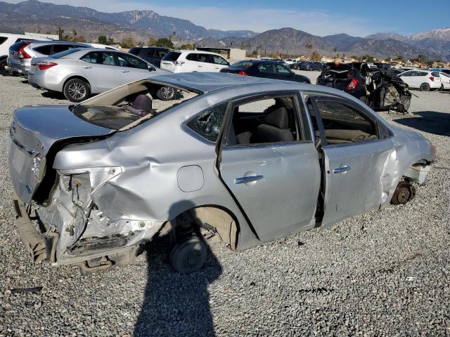 3N1AB7AP6EY315517 - 2014 NISSAN SENTRA S SILVER photo 3