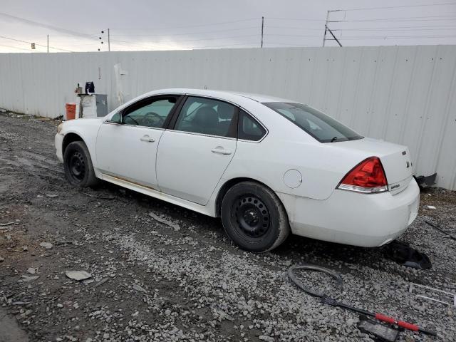 2G1WD5E31D1186813 - 2013 CHEVROLET IMPALA POLICE WHITE photo 2