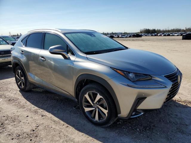 JTJGARBZ1M2182598 - 2021 LEXUS NX 300 BASE GRAY photo 4