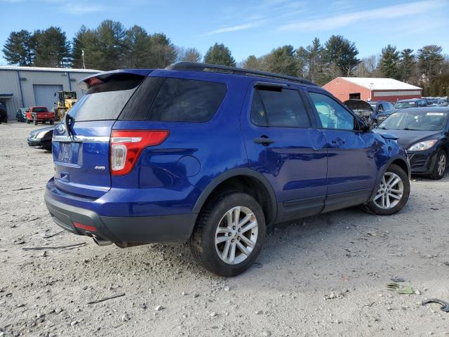 1FM5K8B89FGB21249 - 2015 FORD EXPLORER BLUE photo 3