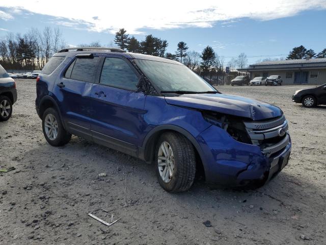 1FM5K8B89FGB21249 - 2015 FORD EXPLORER BLUE photo 4