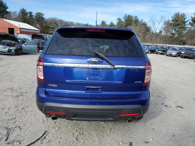 1FM5K8B89FGB21249 - 2015 FORD EXPLORER BLUE photo 6