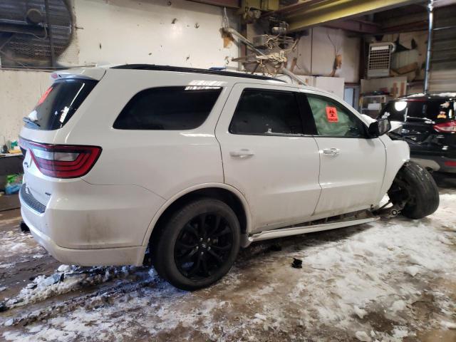 1C4RDJDG9KC606522 - 2019 DODGE DURANGO GT WHITE photo 3