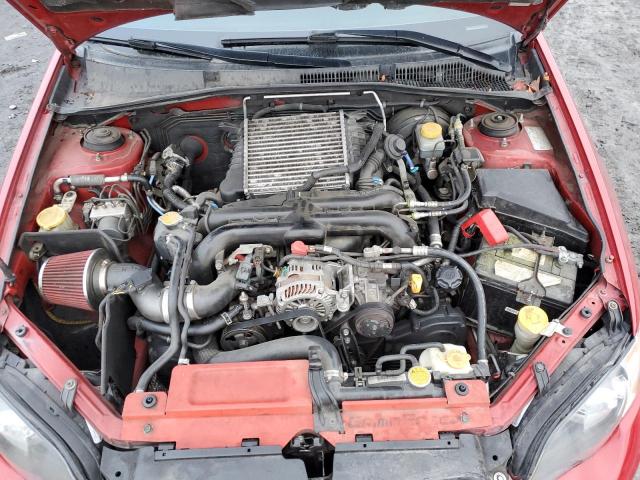 4S3BL686854216805 - 2005 SUBARU LEGACY GT RED photo 11