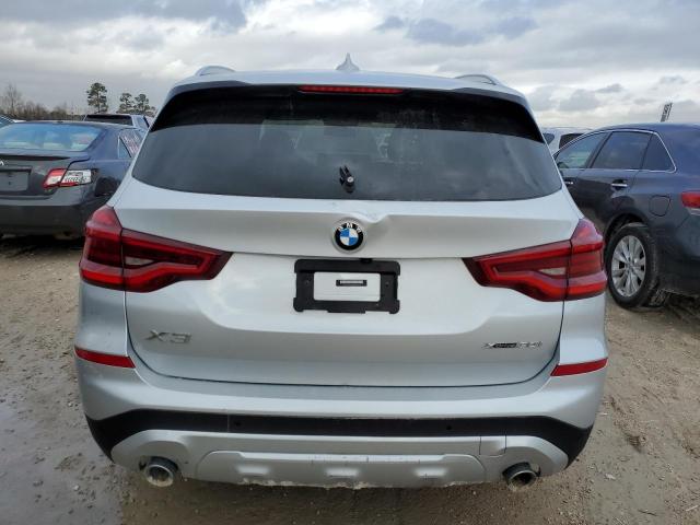 5UXTY5C00L9D42421 - 2020 BMW X3 XDRIVE3 SILVER photo 6