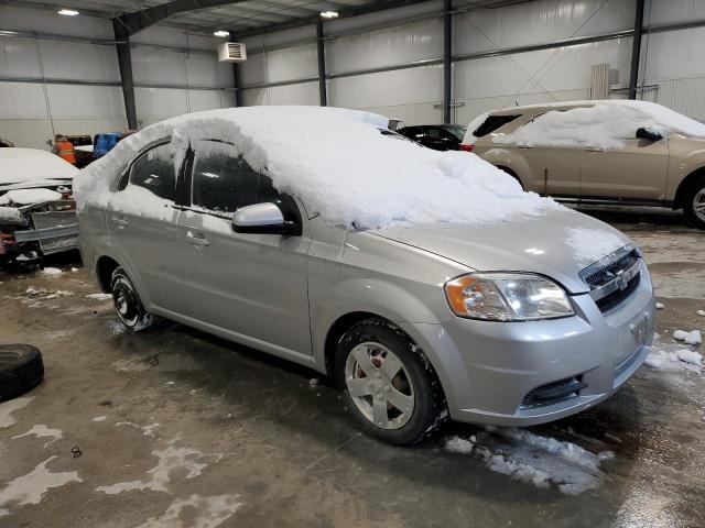 KL1TD5DE4AB105545 - 2010 CHEVROLET AVEO LS SILVER photo 4