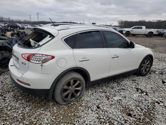 JNKAJ09E78M302887 - 2008 INFINITI EX35 BASE WHITE photo 3