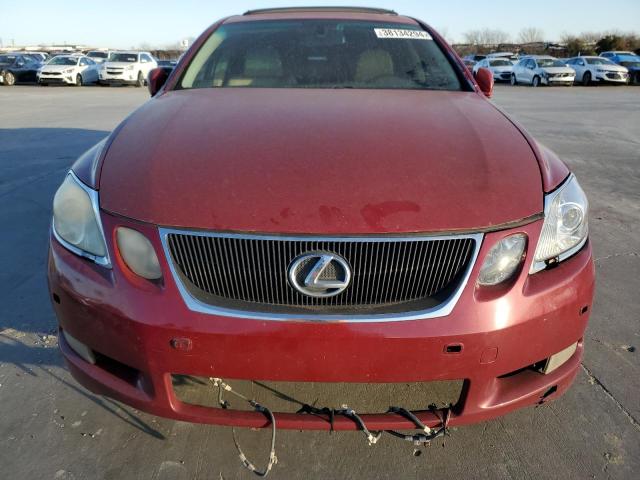 JTHBH96S165006964 - 2006 LEXUS GS 300 RED photo 5