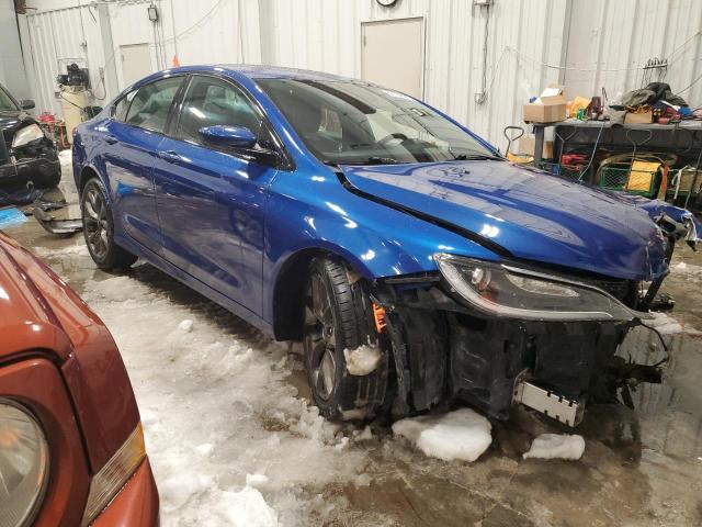 1C3CCCBG3FN678192 - 2015 CHRYSLER 200 S BLUE photo 4