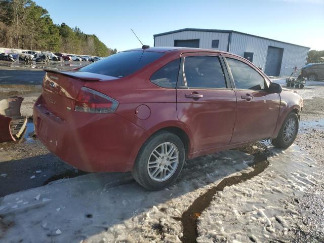 1FAHP3GN0AW262946 - 2010 FORD FOCUS SES RED photo 3