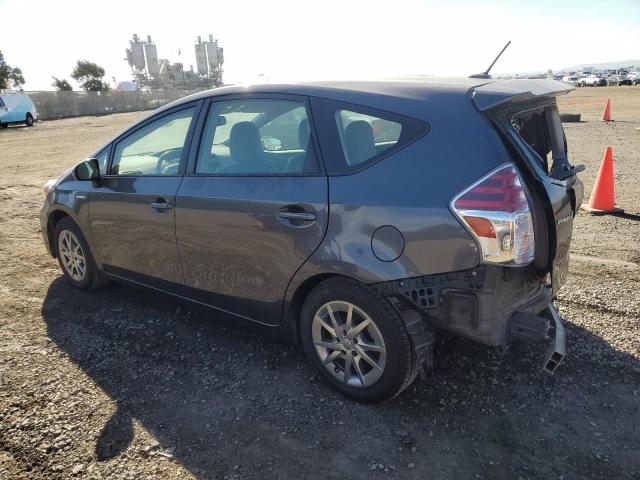 JTDZN3EU8FJ036768 - 2015 TOYOTA PRIUS V CHARCOAL photo 2