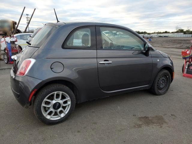 3C3CFFAR1FT657238 - 2015 FIAT 500 POP GRAY photo 3